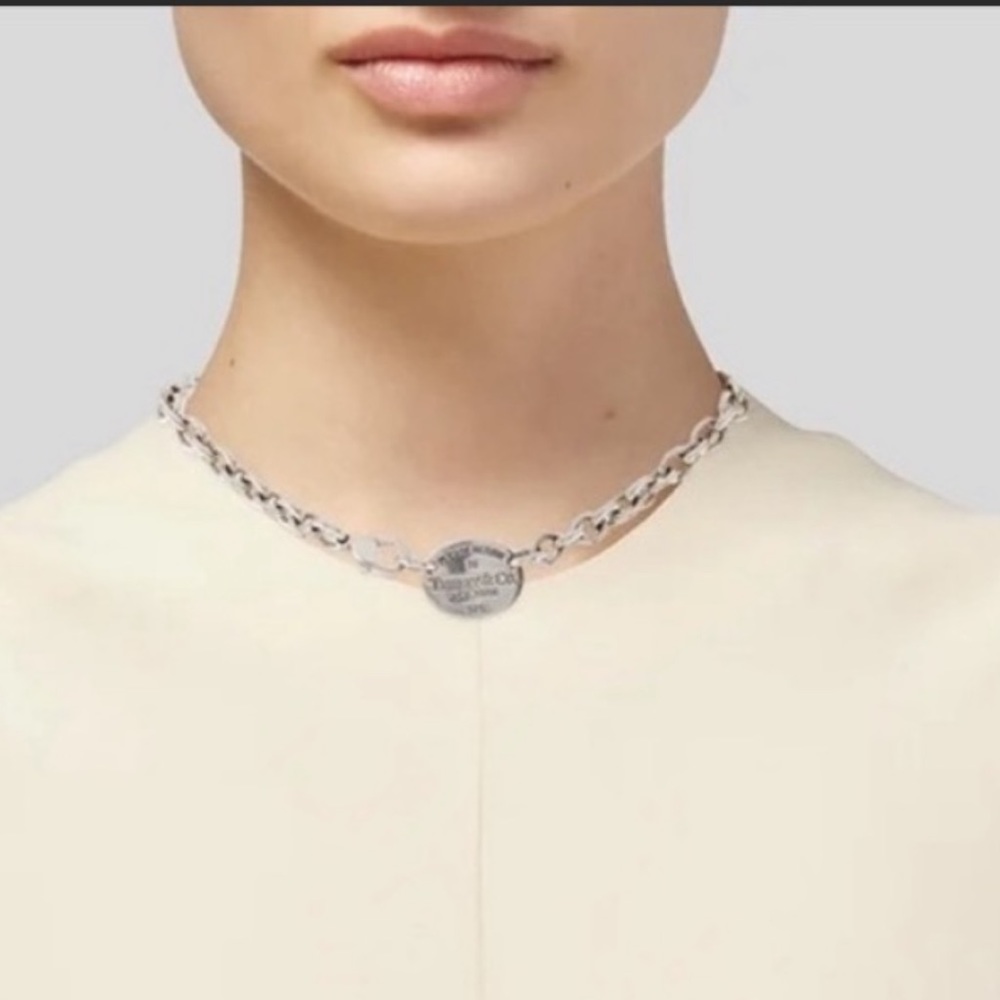 Authentic Tiffany & co. 925choker necklace.